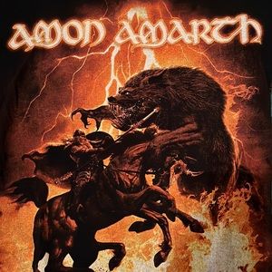Amon amarth fitted small shirt
